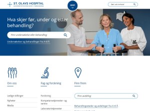 Den nye forsiden til stolav.no