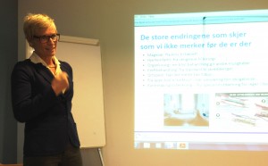 Kari Kværner holder foredrag